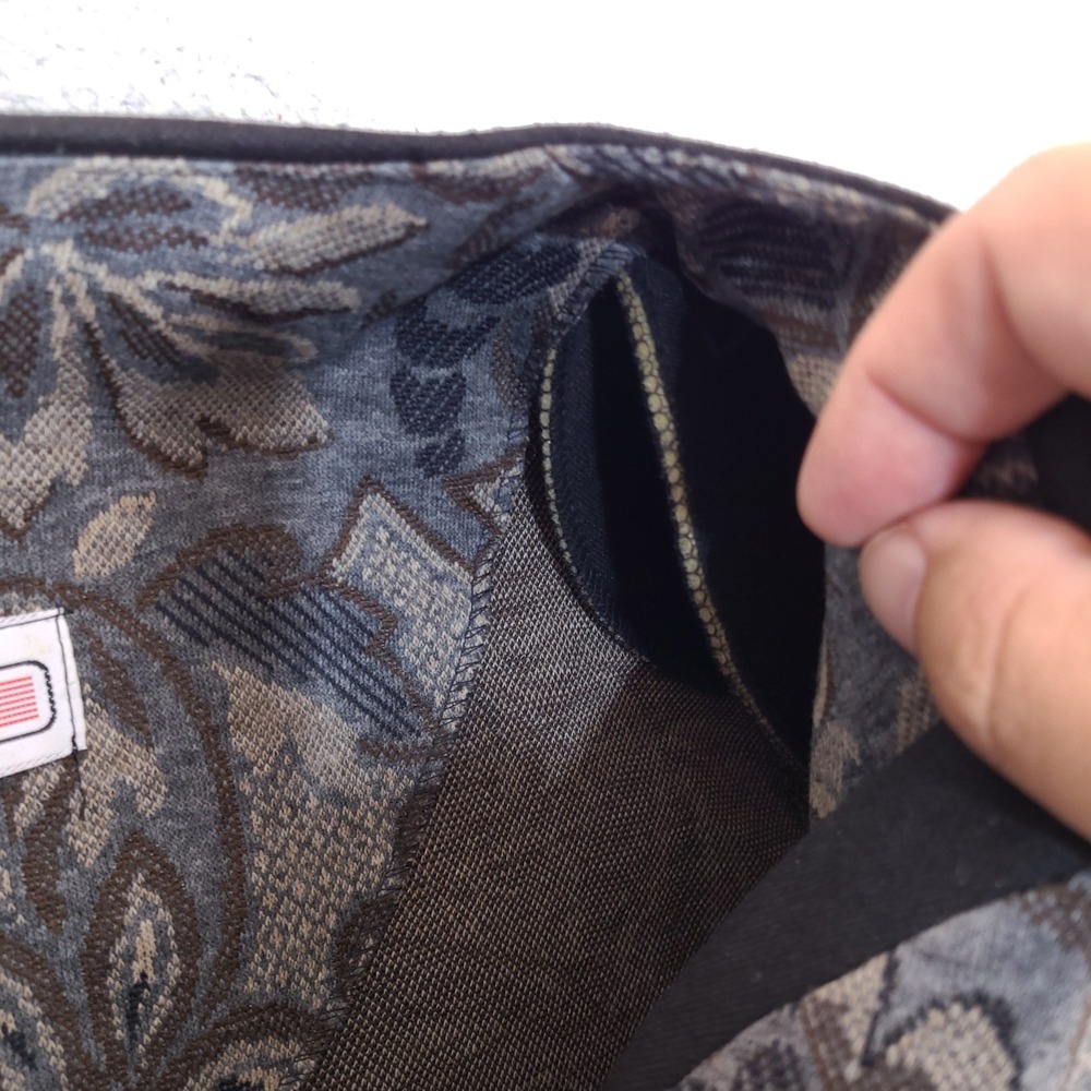 Vintage Pablo Collection Blazer Jacket Womens 14 Floral‎ Jacquard Button Front - Picture 9 of 11